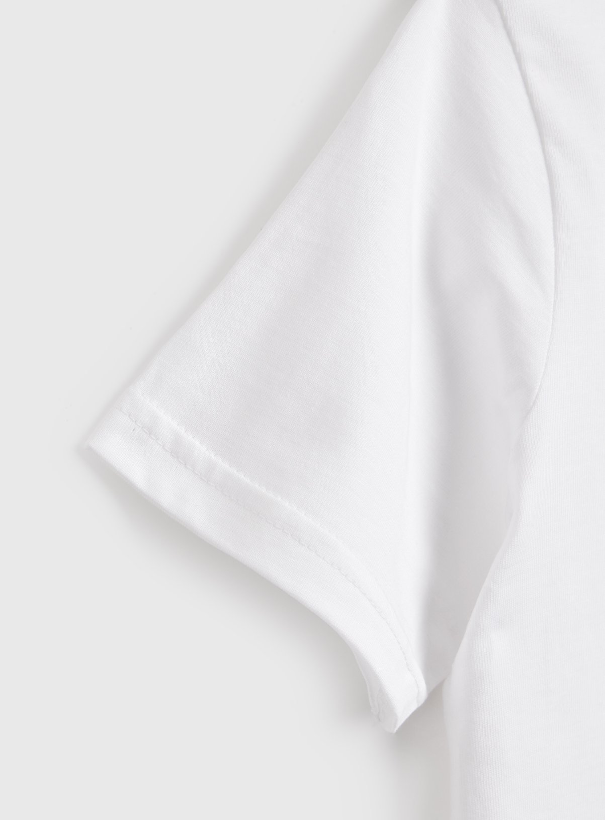 Perfect White Cotton Crew Neck Short Sleeve Unisex Tees 3 Pack 10 years - Image 6 thumbnail