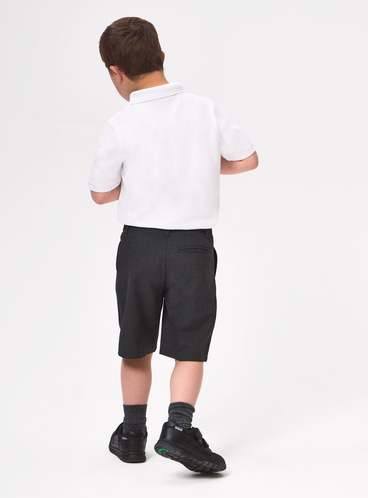 White Cotton Piqué Unisex Polo Shirts 5 Pack 4 years - Image 4 thumbnail