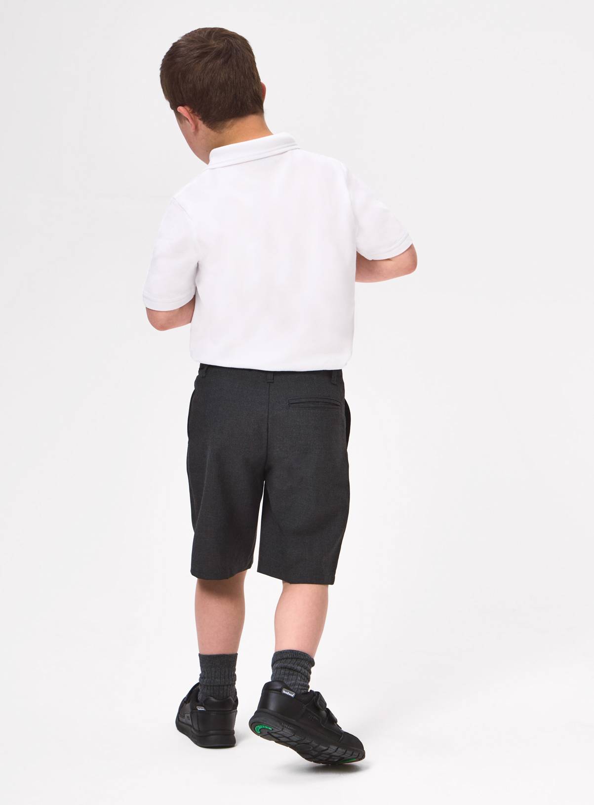 White Cotton Piqué Unisex Polo Shirts 5 Pack 4 years - Image 4