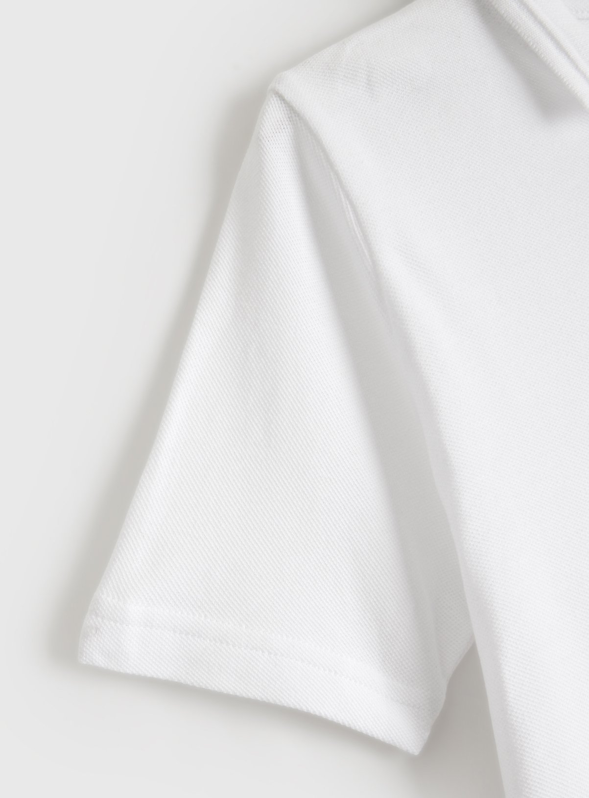 White Cotton Piqué Unisex Polo Shirts 5 Pack 4 years - Image 6 thumbnail
