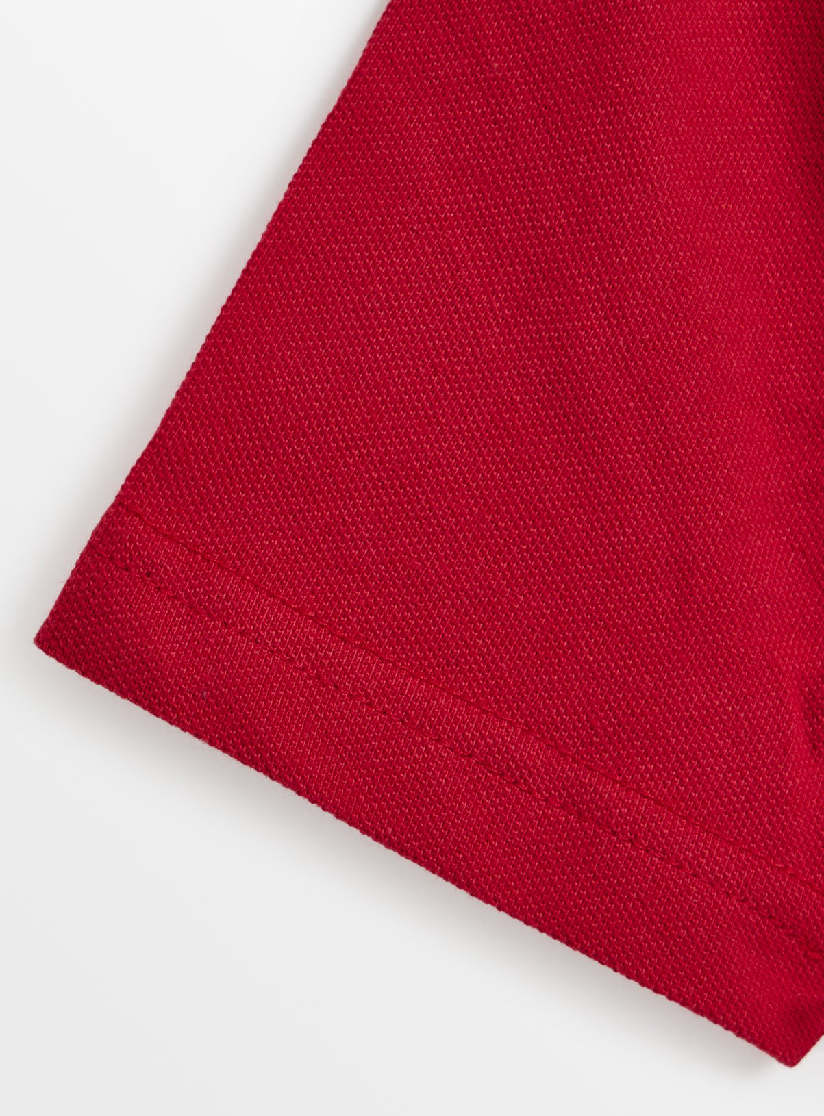 5 Pack Red Unisex Polo Shirts 5 years - Image 3 thumbnail