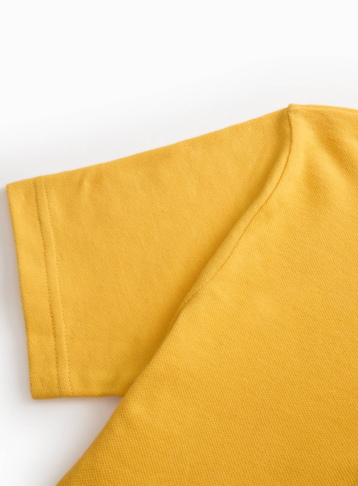 5 Pack Yellow Unisex Polo Shirts 11 years - Image 4