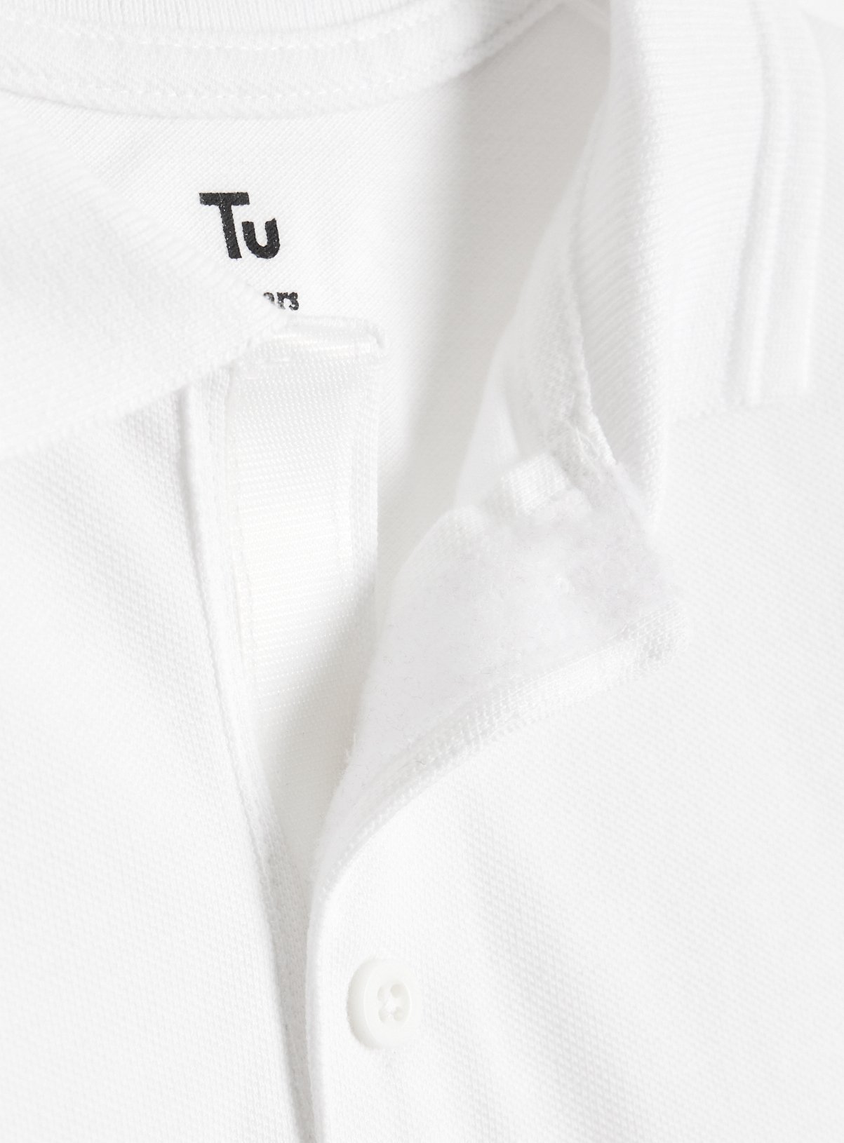 White Cotton 'Dress with Ease' Polo Shirts 2 Pack 7 years - Image 2 thumbnail