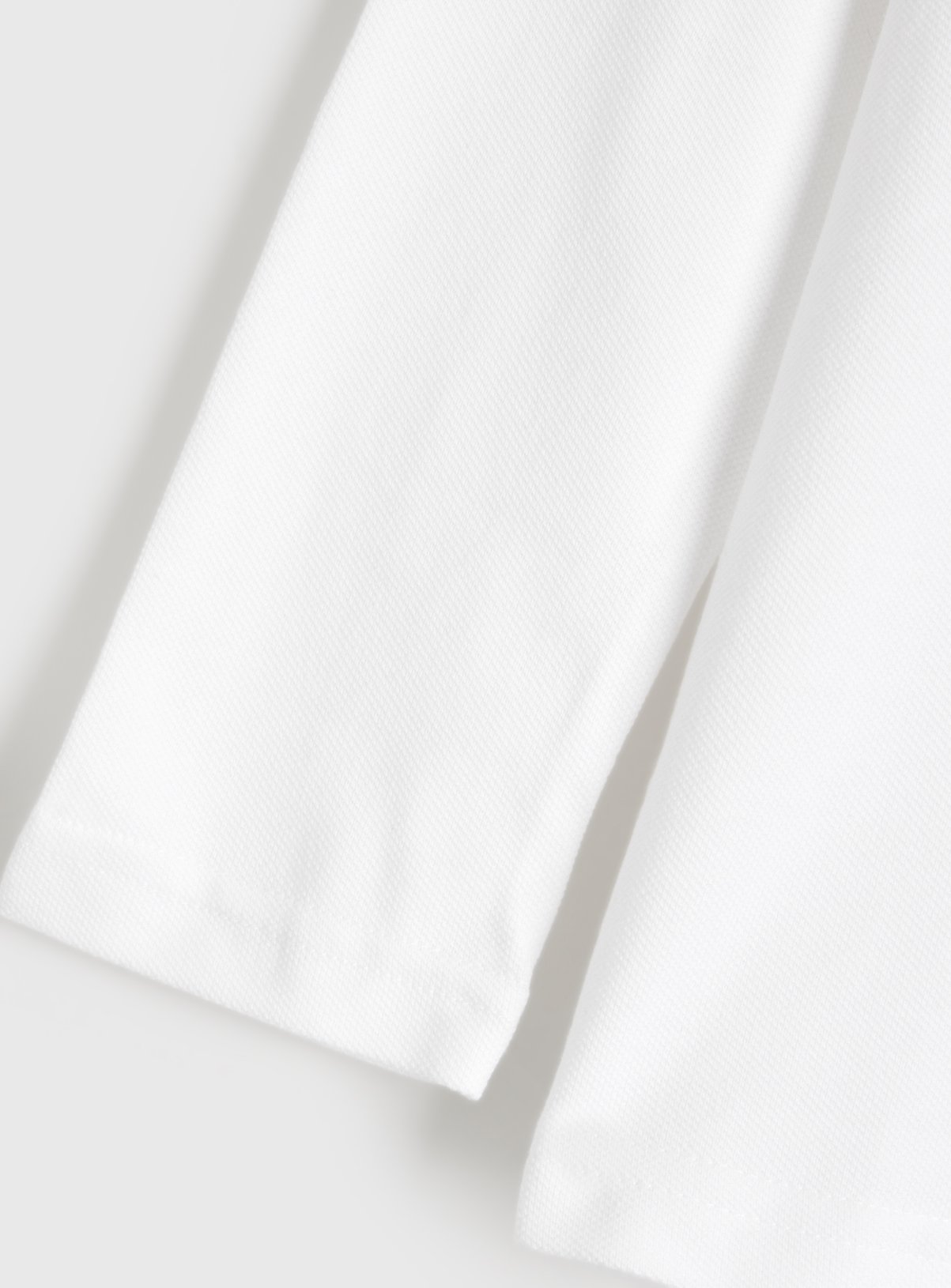 White Cotton Piqué Long Sleeve Polo Shirts 2 Pack 6 years - Image 6 thumbnail