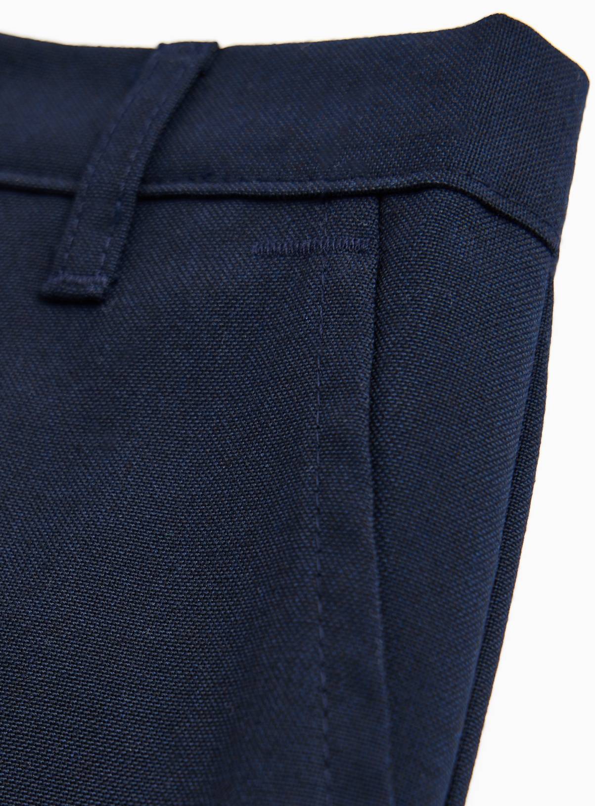2 Pack Navy Trousers with Reinforced Knees & Extendable Hems Longer Leg 11 years - Image 2