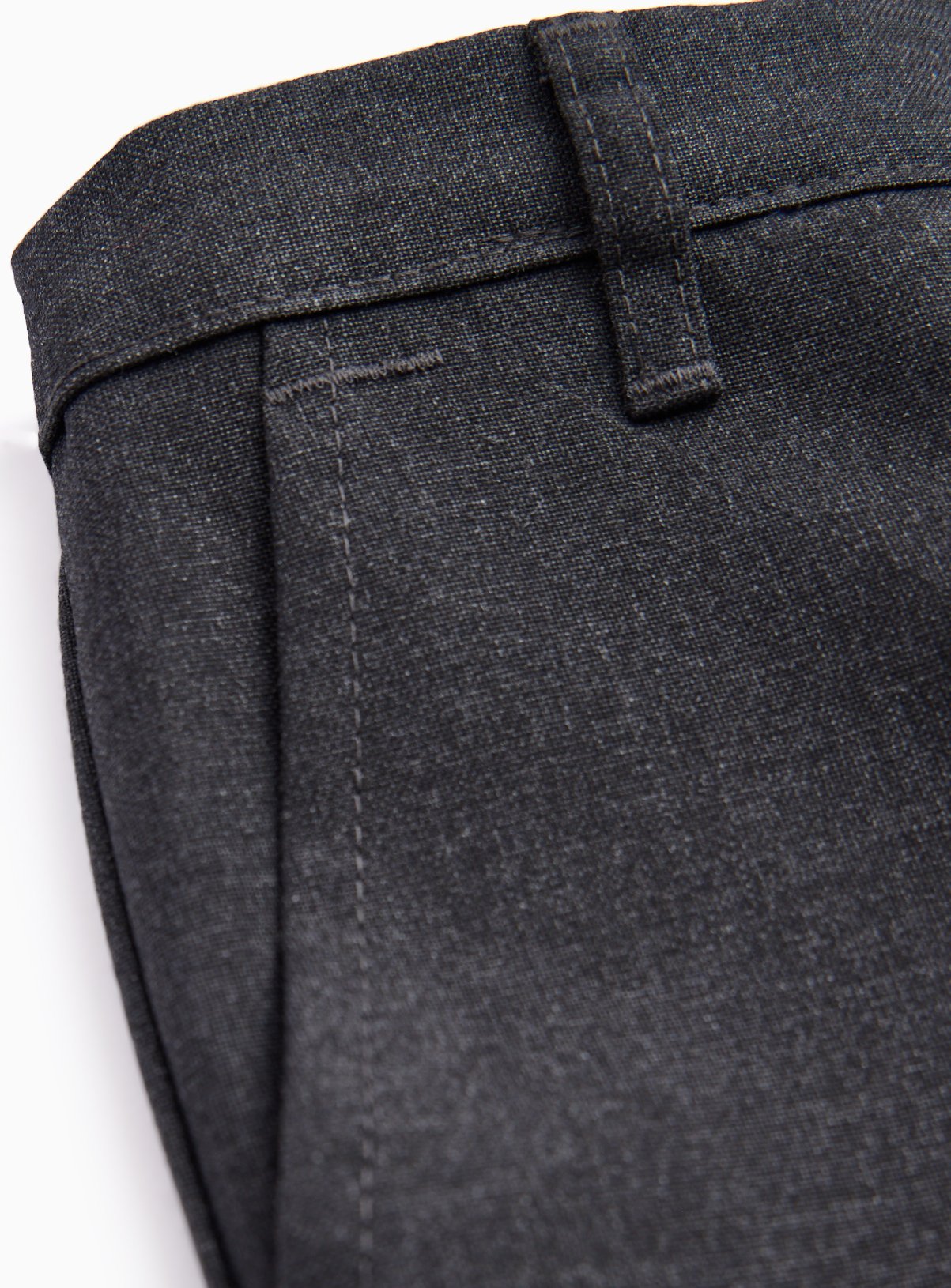 2 Pack Grey Trousers with Reinforced Knees & Extendable Hems Longer Leg 6 years - Image 2 thumbnail