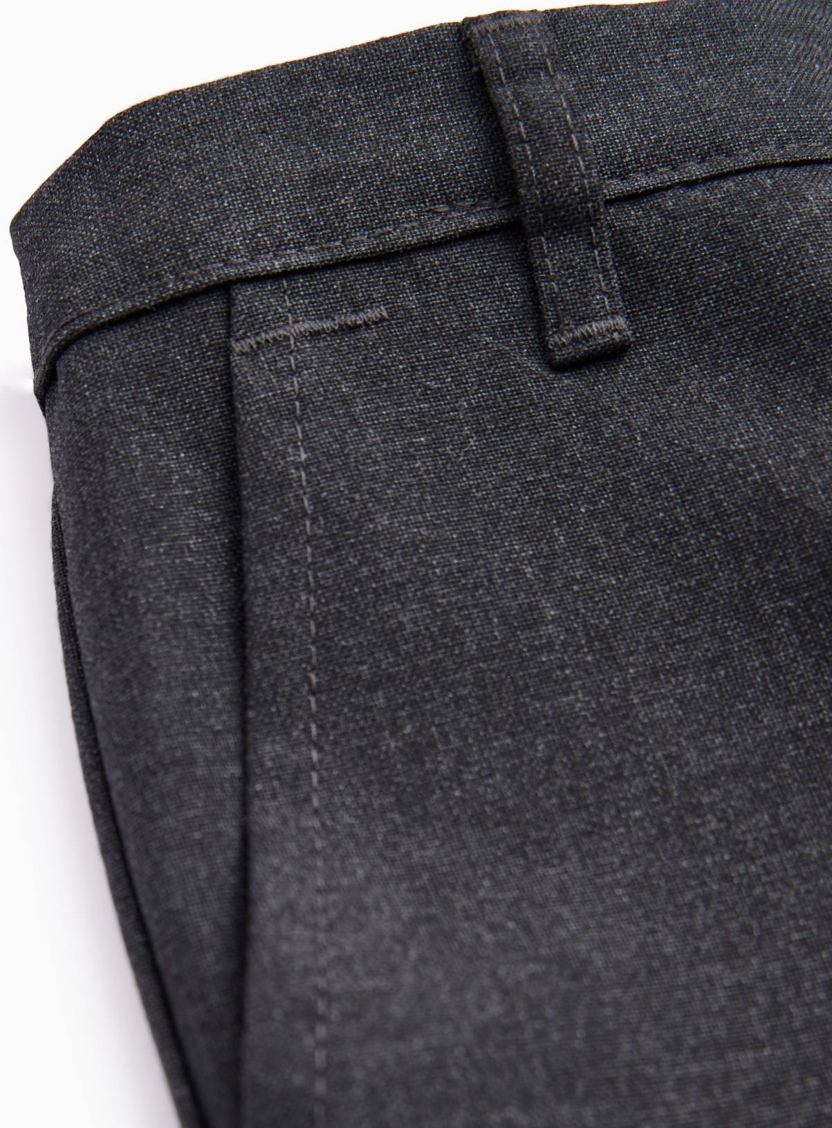2 Pack Grey Trousers with Reinforced Knees & Extendable Hems Longer Leg 6 years - Image 2