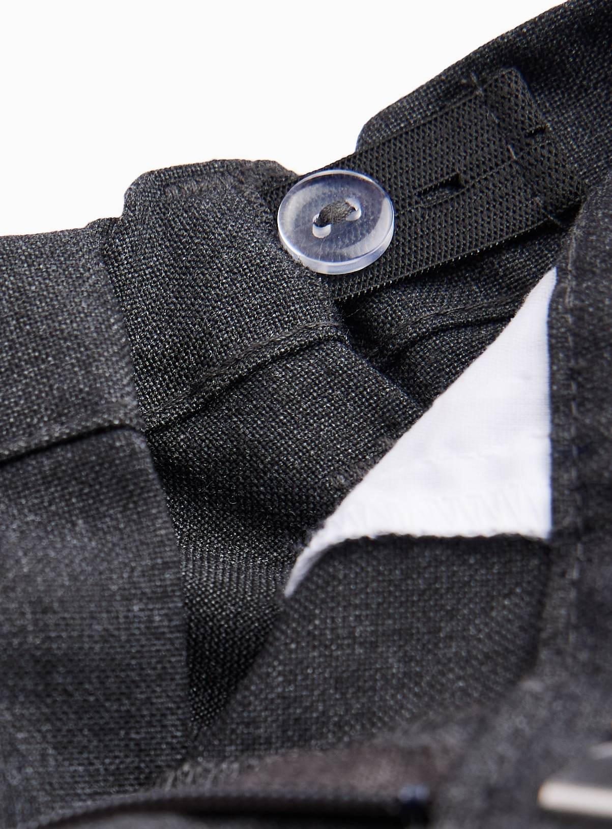 2 Pack Grey Trousers with Reinforced Knees & Extendable Hems Longer Leg 6 years - Image 4