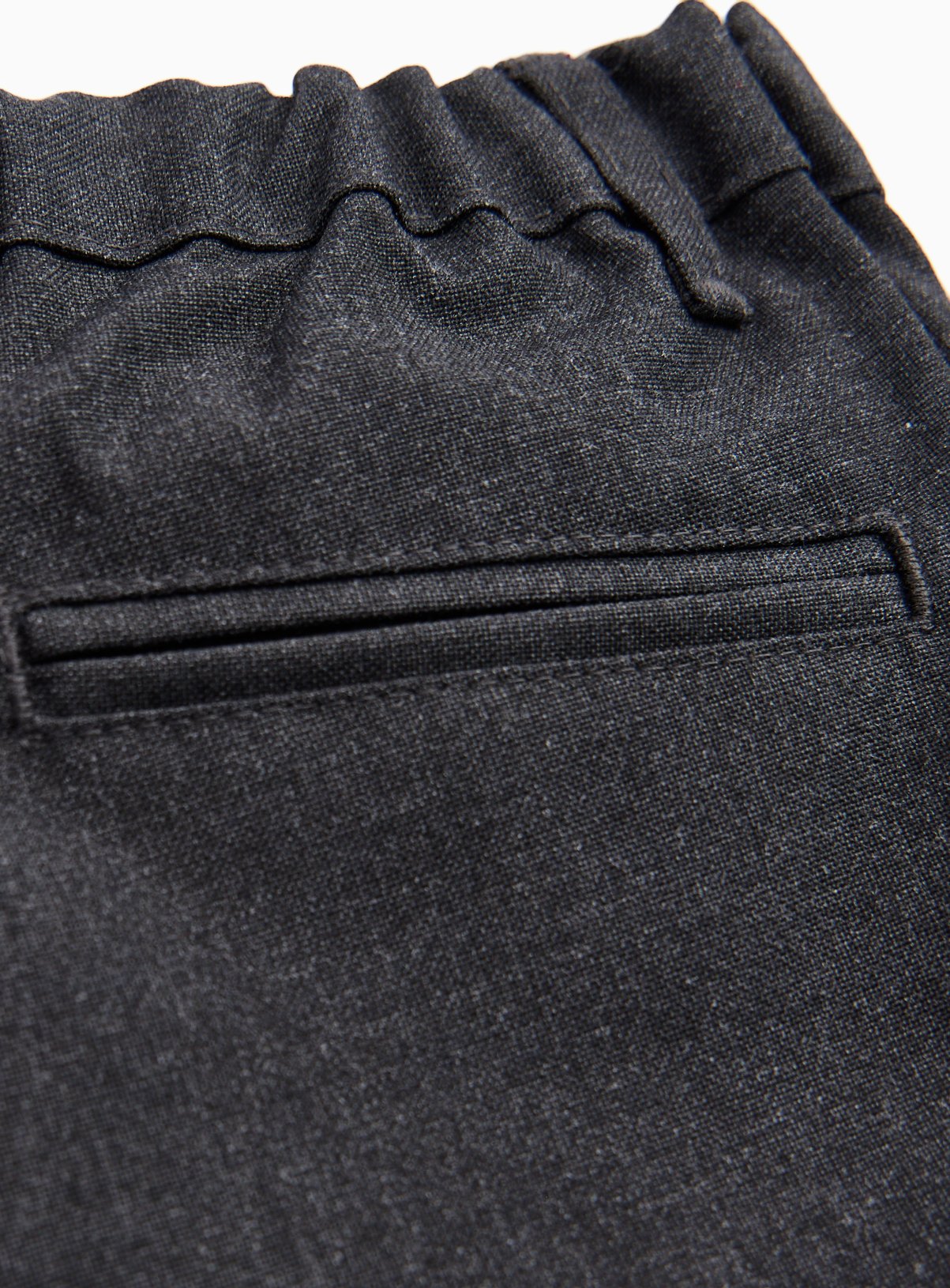 2 Pack Grey Trousers with Reinforced Knees & Extendable Hems Longer Leg 6 years - Image 5 thumbnail