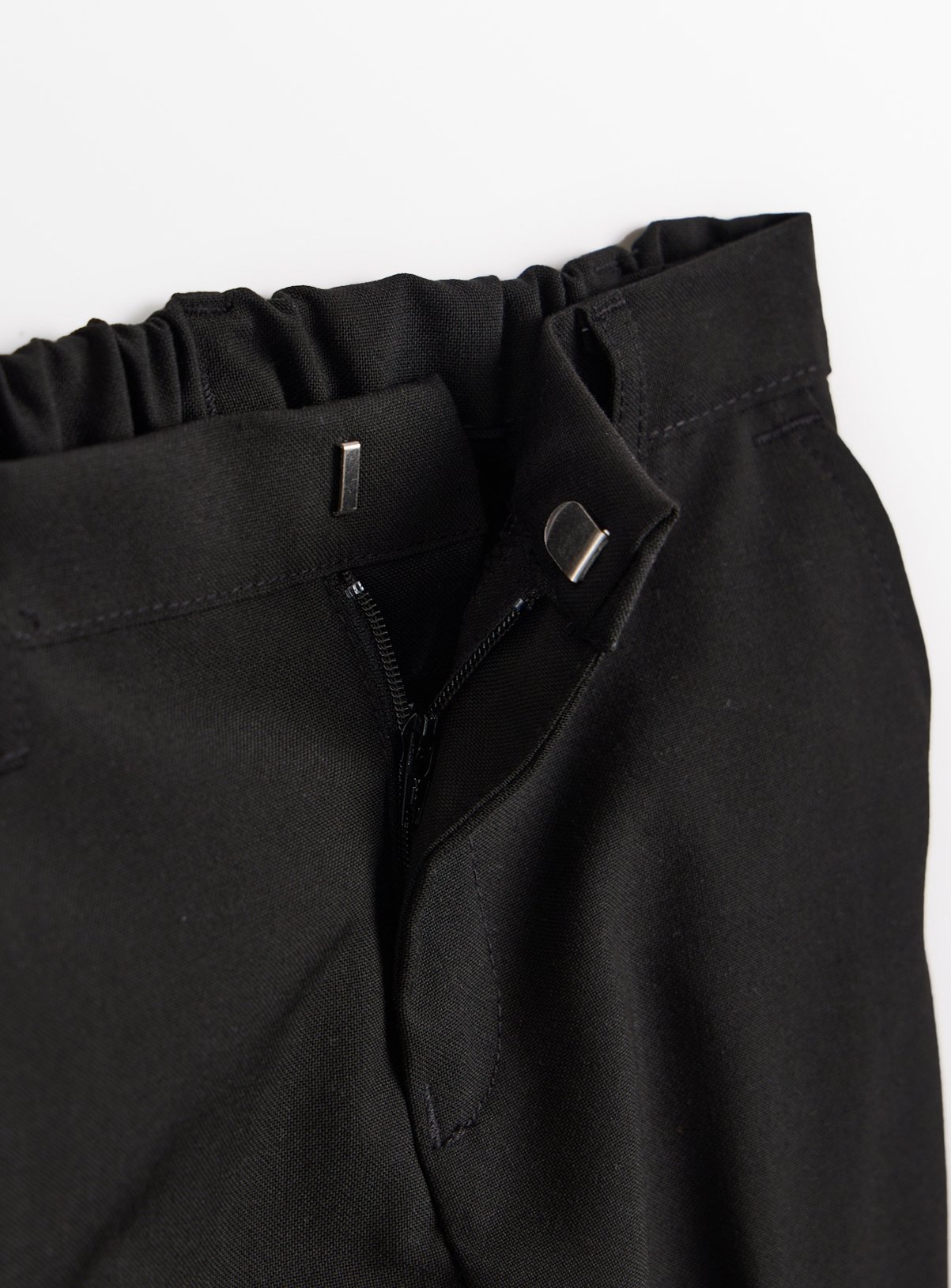 Black Woven Reinforced Knee Extendable Hem Trousers 2 Pack 16 years - Image 5 thumbnail
