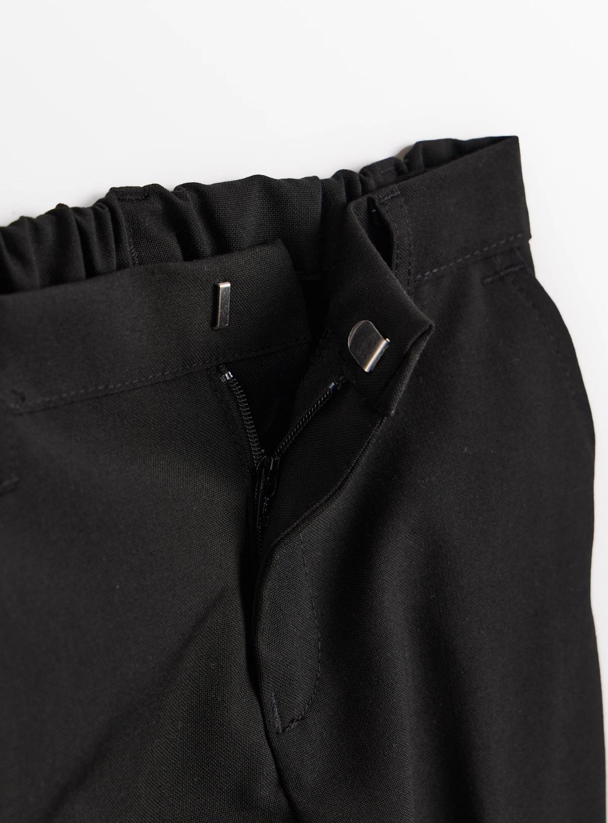 Black Woven Reinforced Knee Extendable Hem Trousers 2 Pack 16 years - Image 5