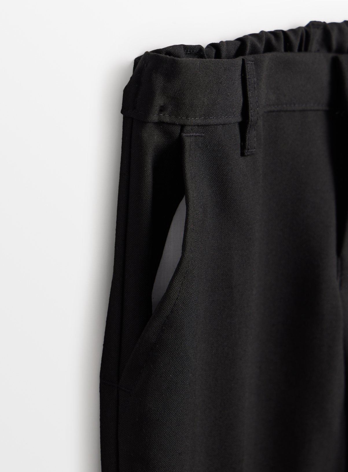 Black Polyester Viscose Reinforced Knee Generous Fit Trousers 2 Pack 12 years - Image 2 thumbnail