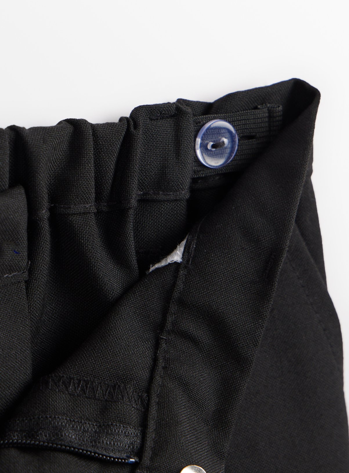Black Polyester Viscose Reinforced Knee Generous Fit Trousers 2 Pack 12 years - Image 3 thumbnail