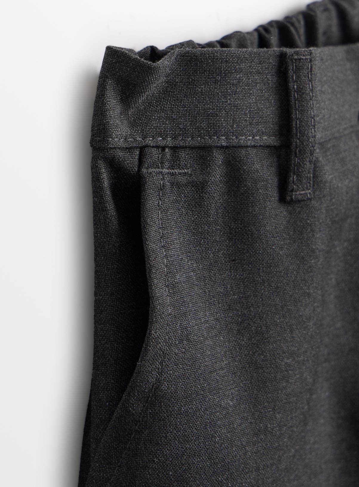 2 Pack Grey Trousers with Reinforced Knees & Extendable Hems Generous Fit 5 years - Image 3