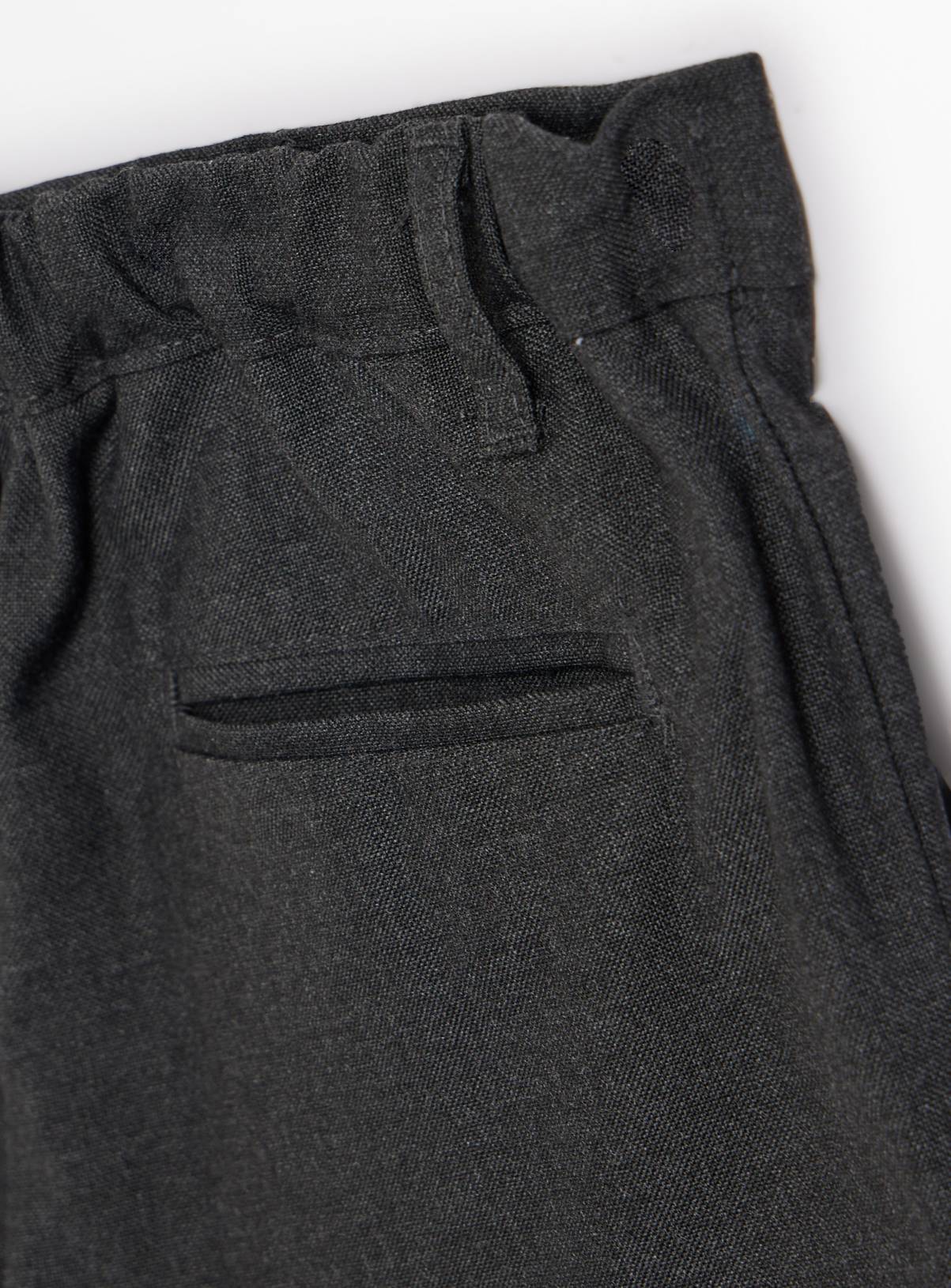 2 Pack Grey Trousers with Reinforced Knees & Extendable Hems Generous Fit 5 years - Image 5