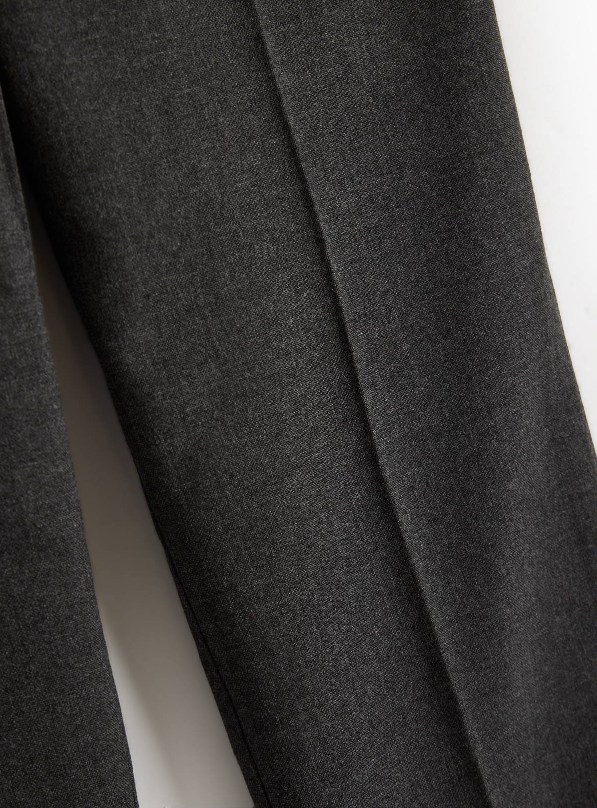 2 Pack Girls Grey Trousers with Reinforced Knees & Extendable Hem 7 years - Image 4