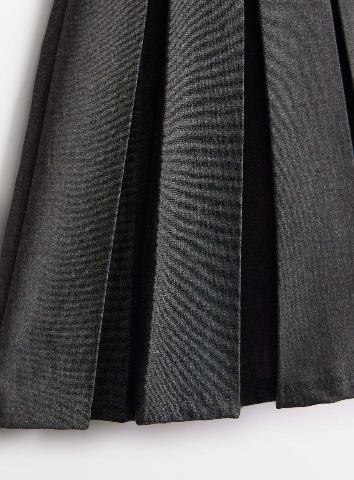 Grey Permanent Pleat Longer Length Skirts 2 Pack 6 years - Image 4 thumbnail