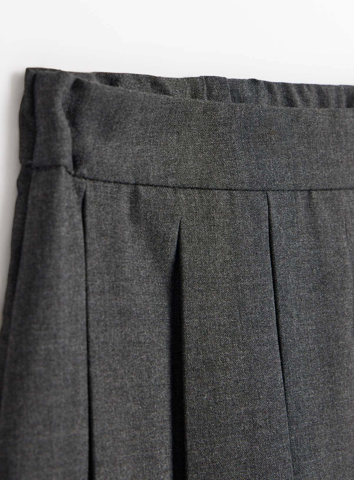 Grey Permanent Pleat Longer Length Skirts 2 Pack 5 years - Image 5