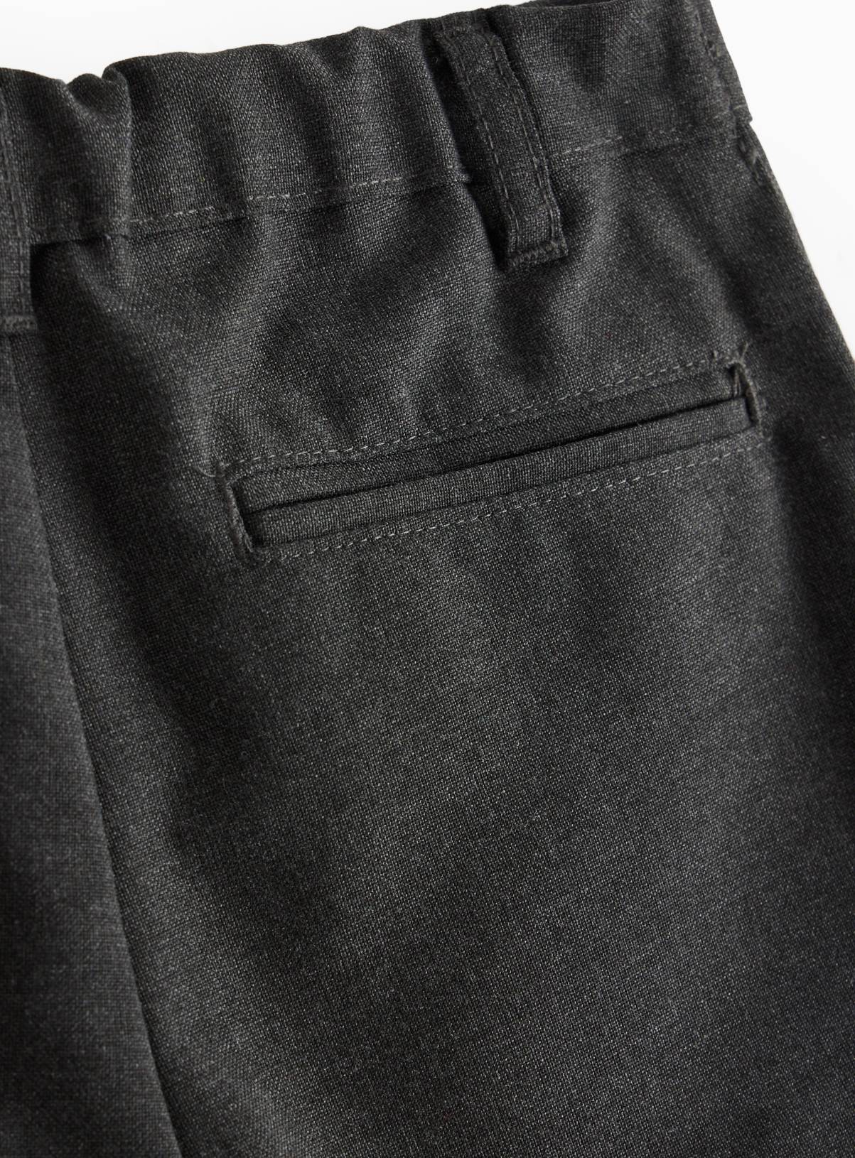 2 Pack Grey Slim Fit Woven Trousers with Reinforced Knees & Extendable Hem 9 years - Image 3