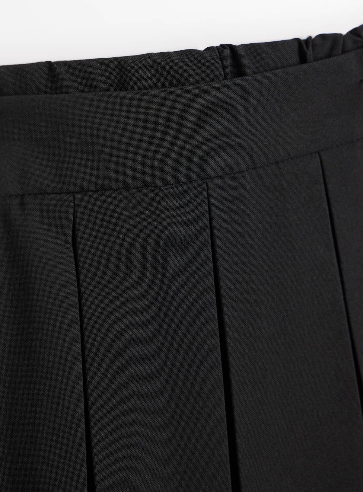 Black Permanent Pleat Generous Fit Skirts 2 Pack 4 years - Image 3