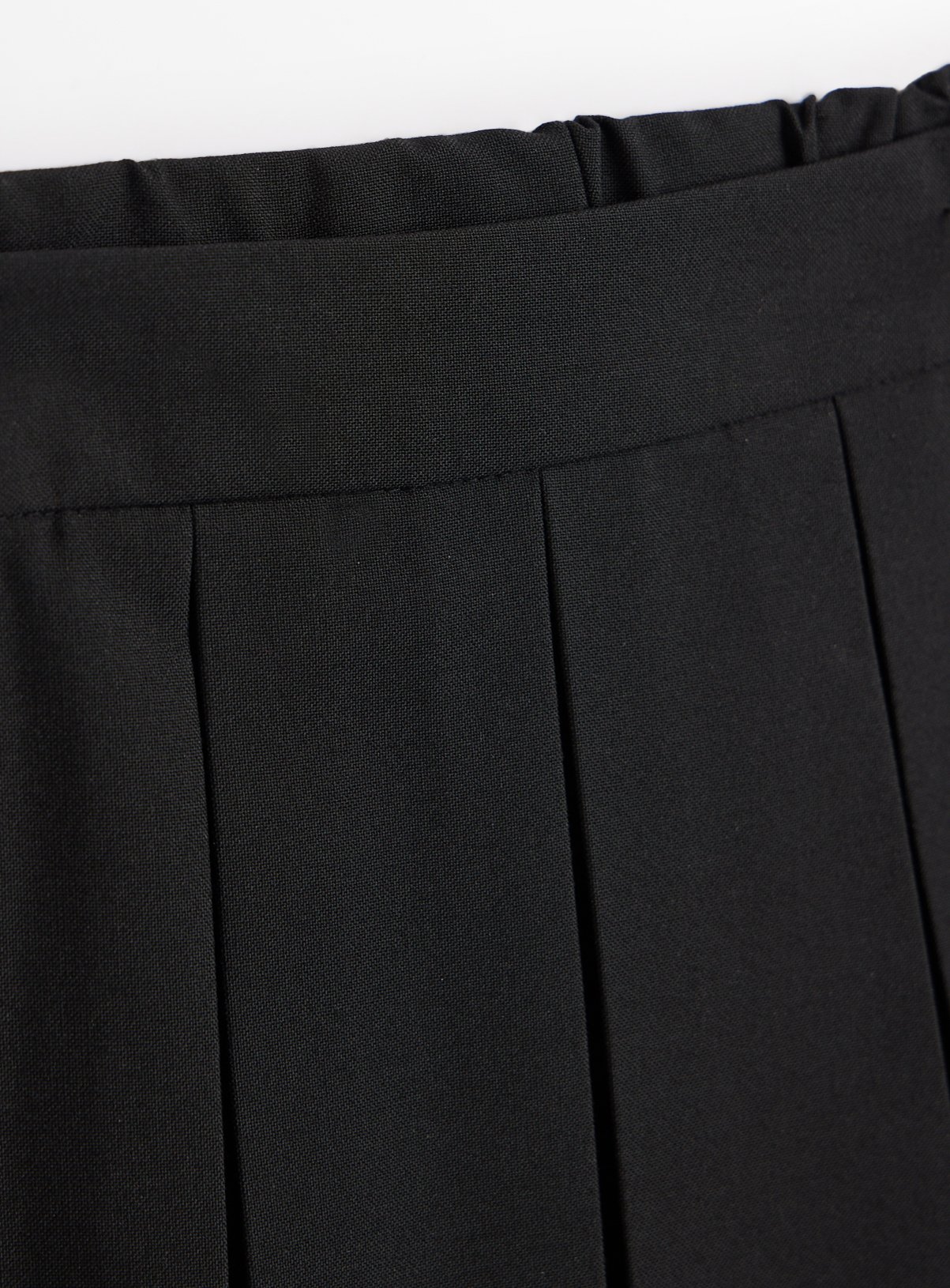 Black Permanent Pleat Generous Fit Skirts 2 Pack 10 years - Image 3 thumbnail