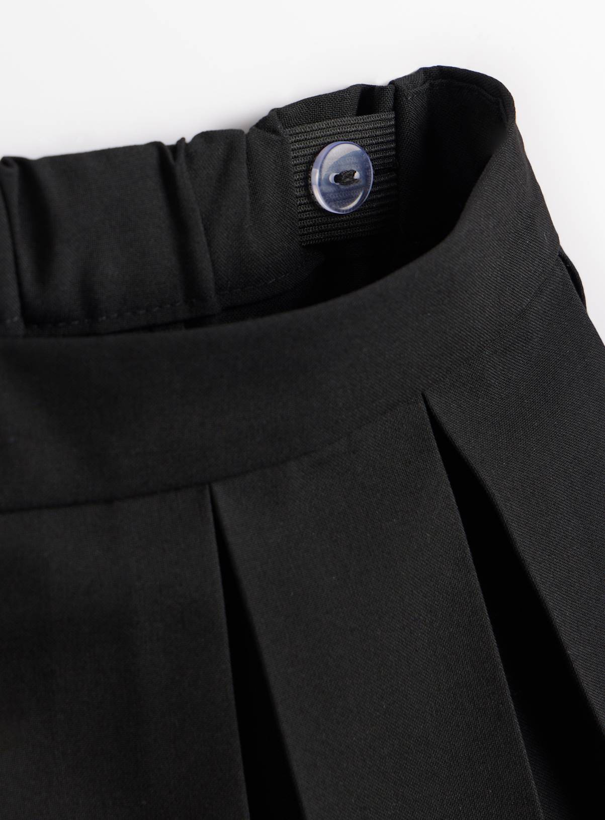 Black Permanent Pleat Generous Fit Skirts 2 Pack 10 years - Image 4