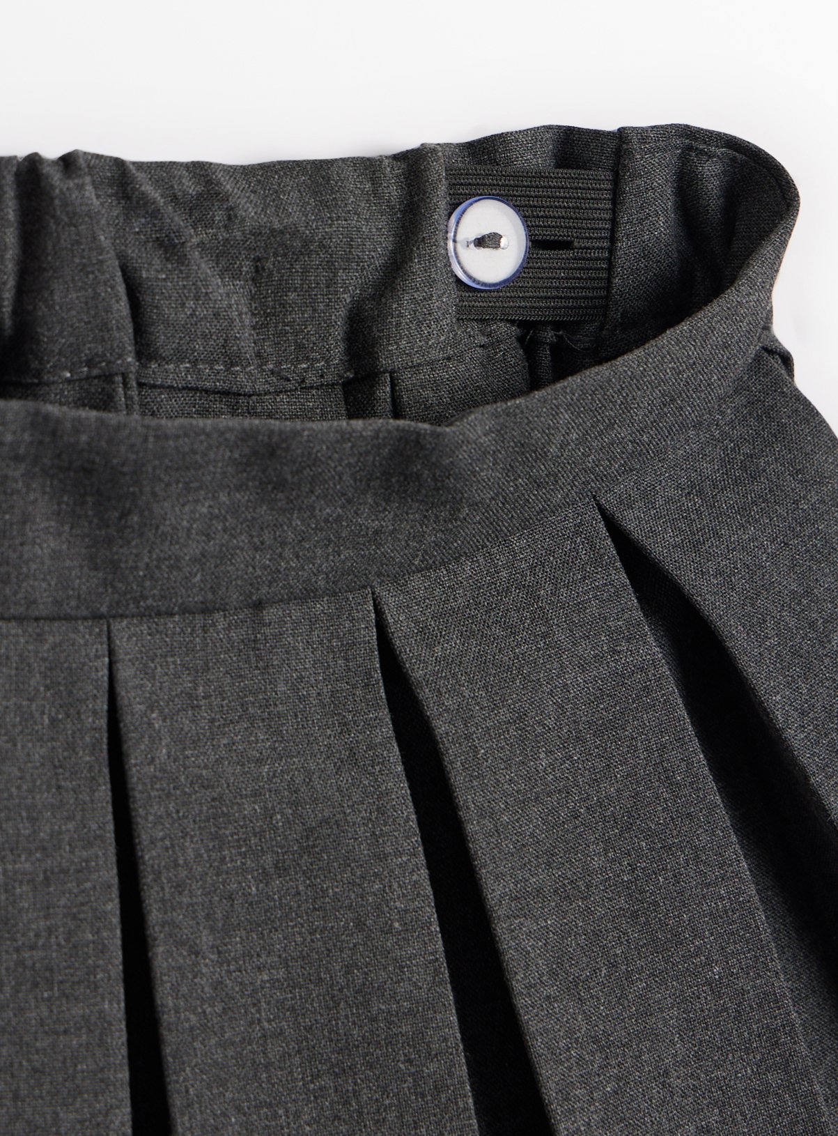 2 Pack Grey Permanent Pleat Skirts Generous Fit 3 years - Image 4 thumbnail
