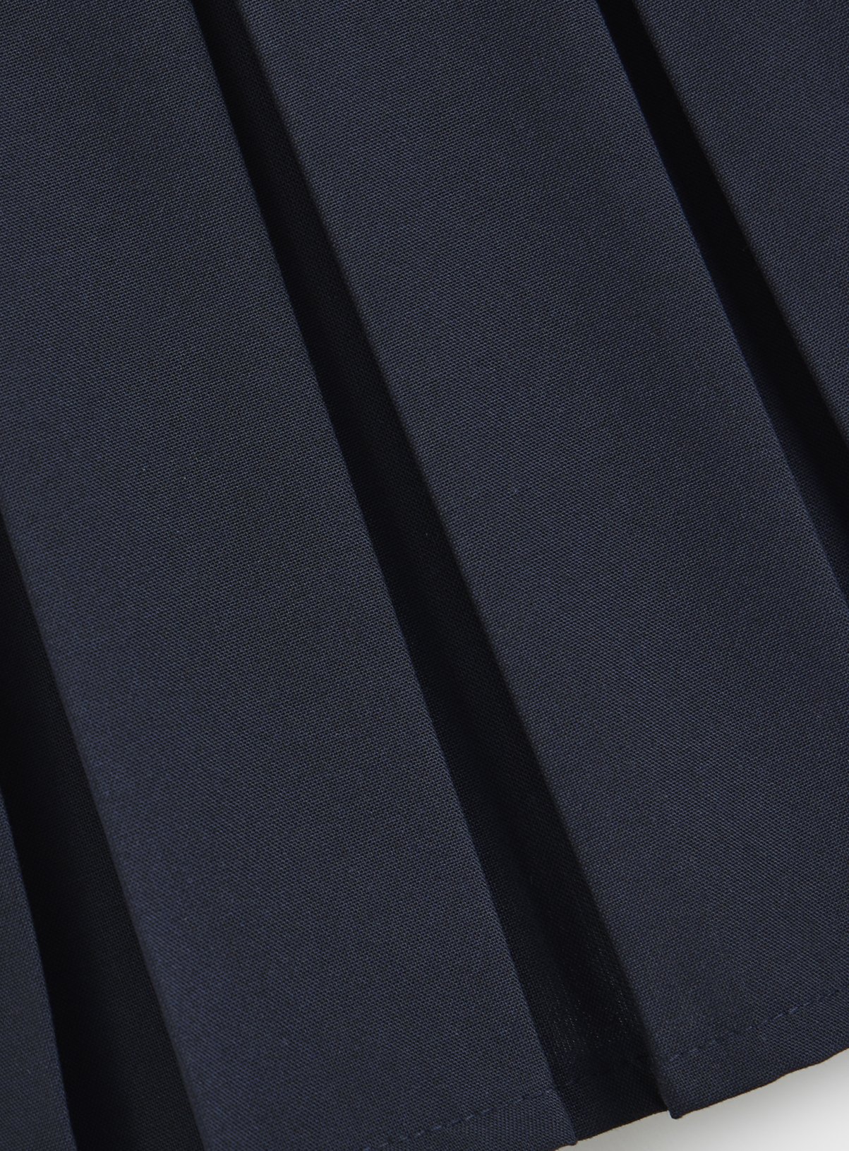 2 Pack Navy Permanent Pleat Skirts Generous Fit 9 years - Image 2 thumbnail