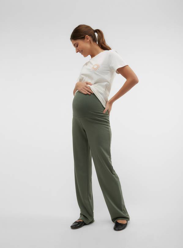MAMALICIOUS Rina Straight Jersey Pant XL