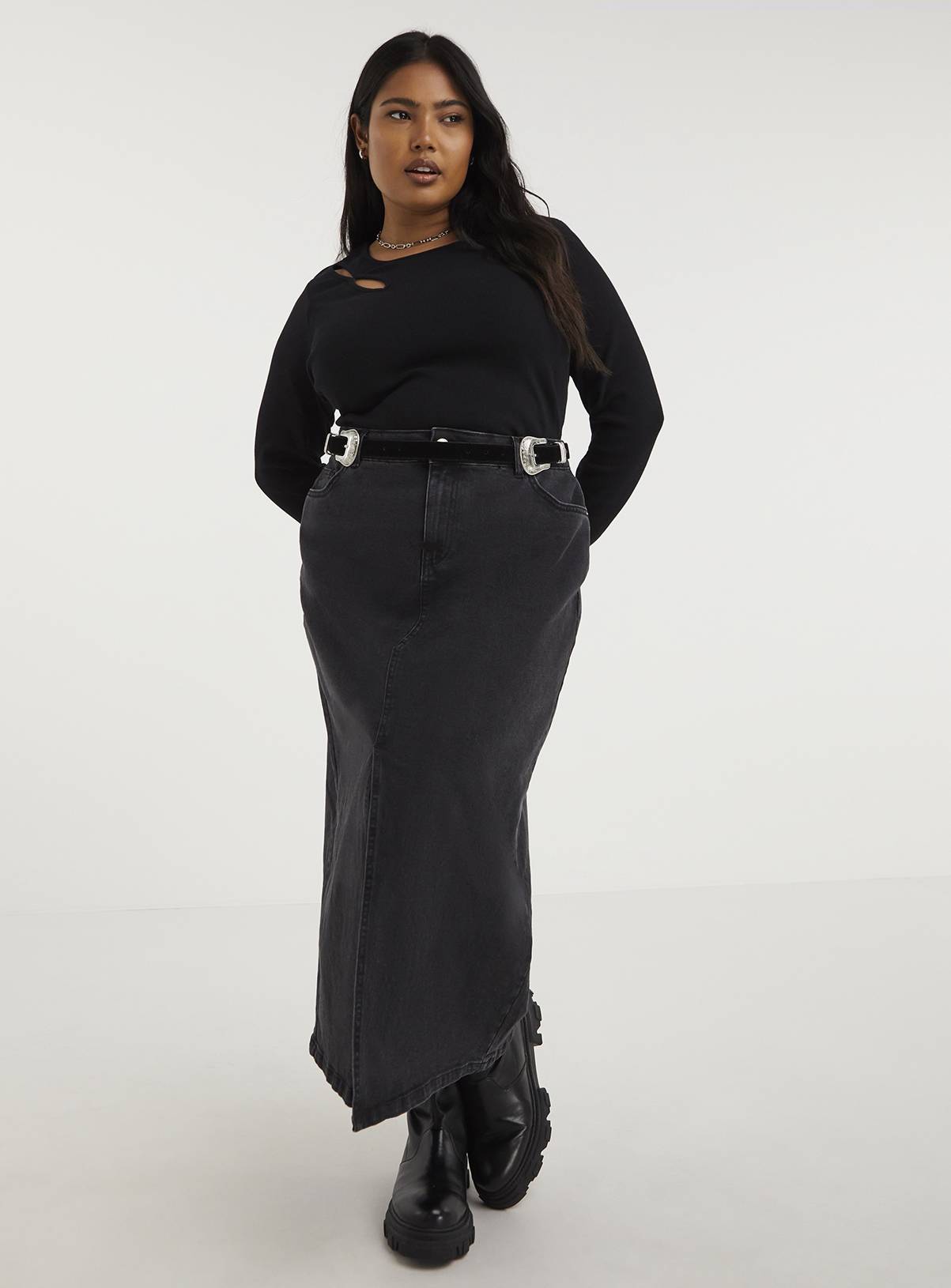 SIMPLY BE Cut Out Ribbed Top 26 - Image 3