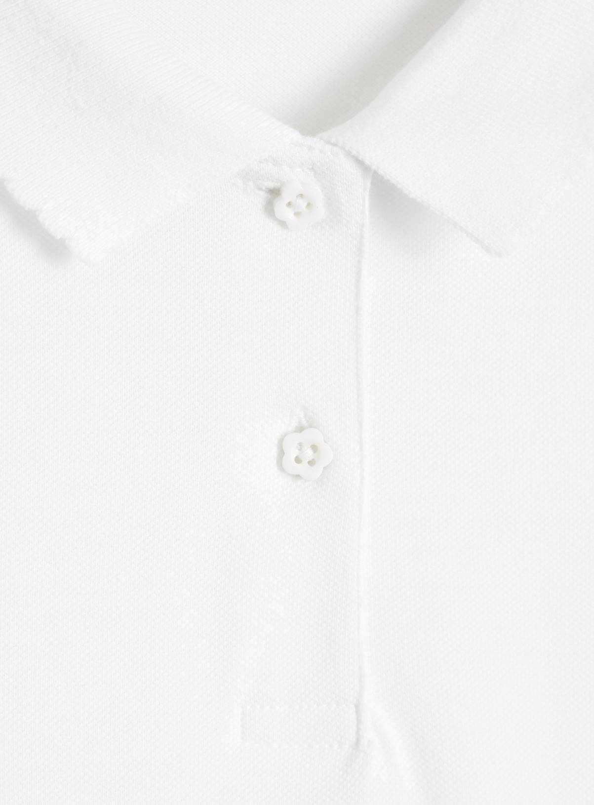 White Cotton Perfect White Polo Shirts 2 Pack 9 years - Image 5