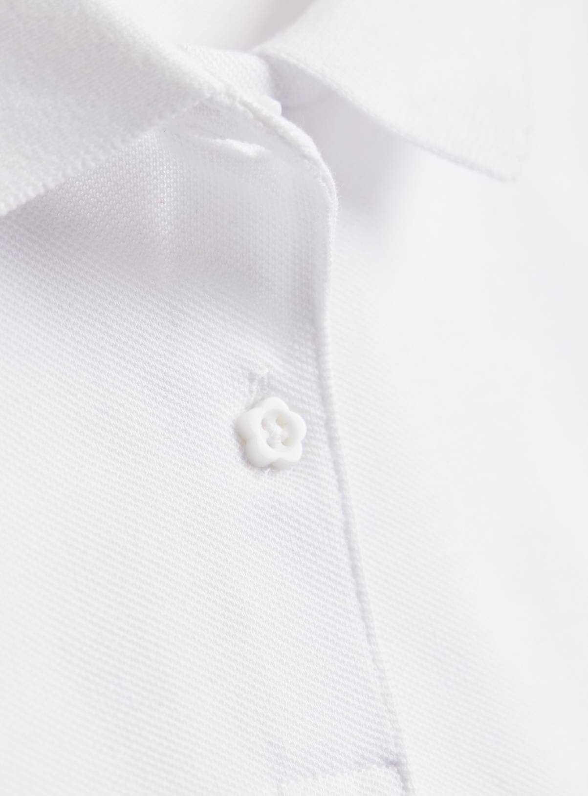 White Pique Cotton Perfect White Polo Shirts 5 Pack 9 years - Image 4