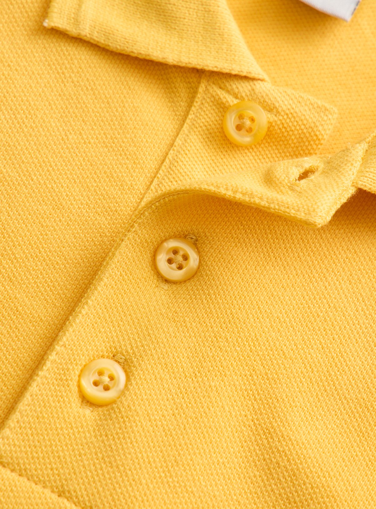 2 Pack Yellow Unisex Polo Shirts 8 years - Image 3 thumbnail
