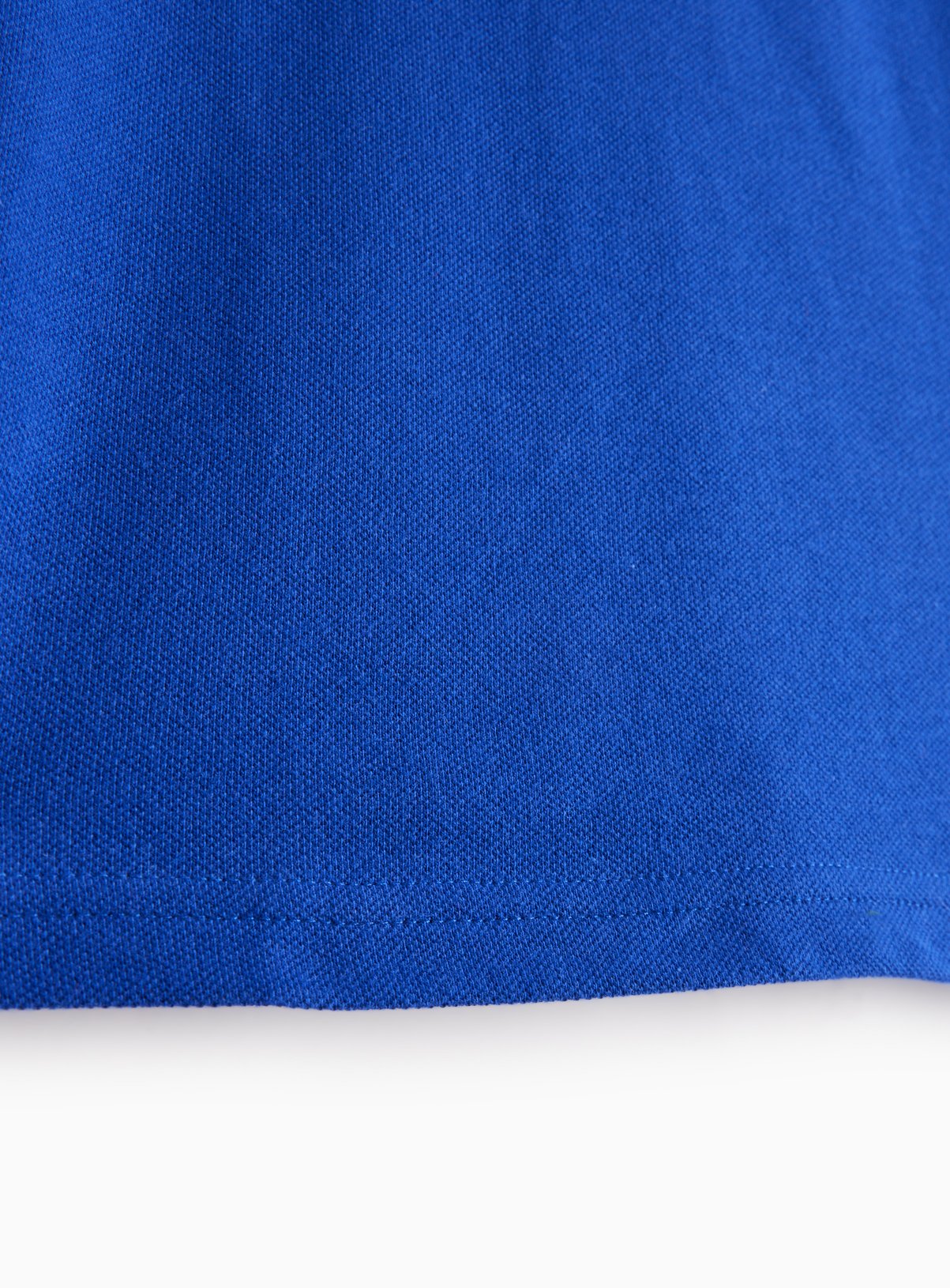 2 Pack Denim Blue Unisex Polo Shirts 5 years - Image 4 thumbnail