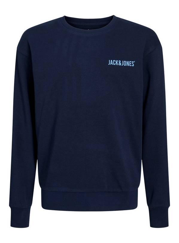 JACK & JONES JUNIOR Navy Crew Neck Sweatshirt Junior 8 years