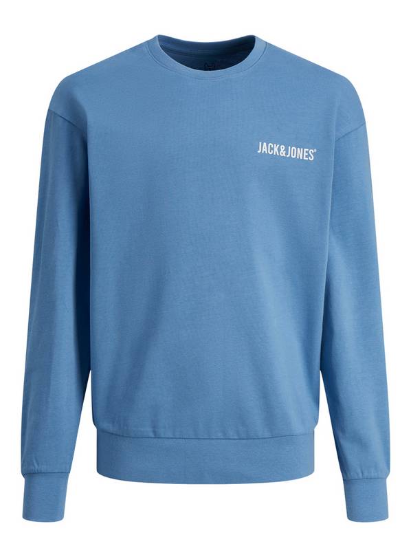 JACK & JONES JUNIOR Blue Crew Neck Sweatshirt Junior 8 years