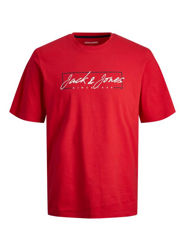 JACK & JONES JUNIOR Red Short Sleeved Crew Neck Tee Junior 12 years
