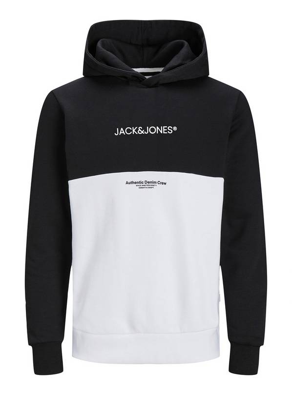 JACK & JONES JUNIOR Black Jjeryder Hoodie Junior 14 years