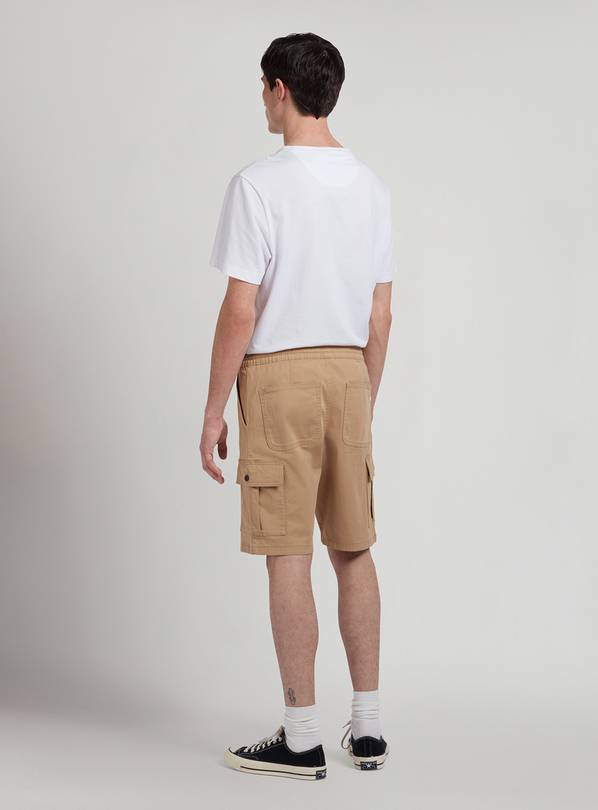 Mens cargo hotsell shorts with drawstring