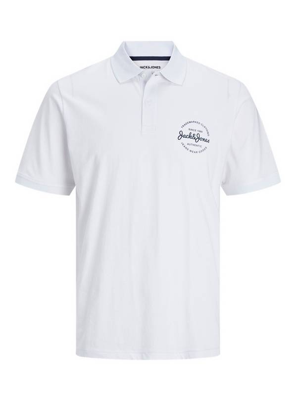 JACK & JONES JUNIOR White Jjforest Short Sleeved Polo Junior 10 years