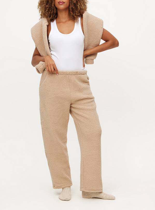 Brown Fleece Coord Pyjama Bottoms 10