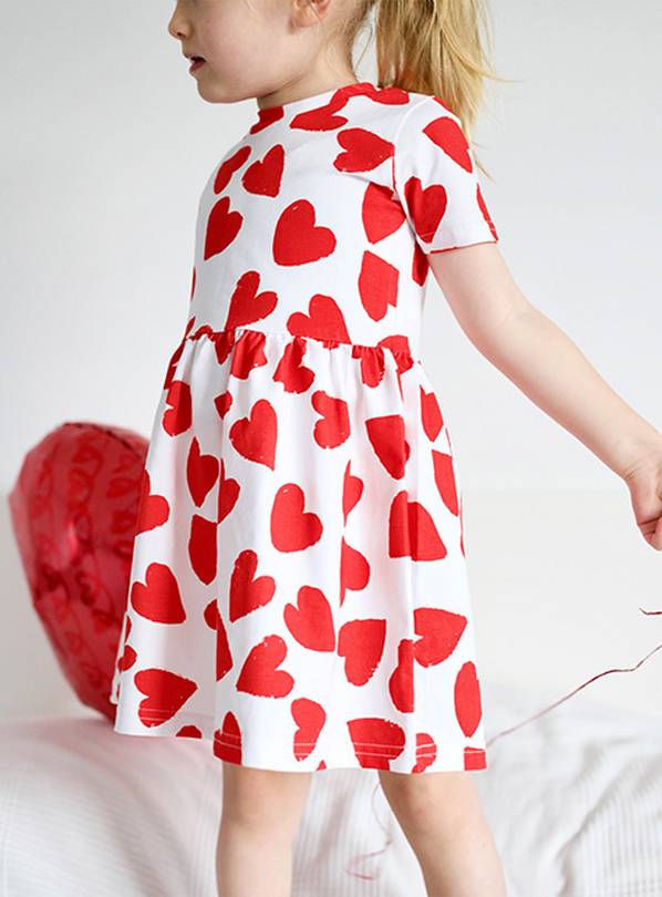 FRED & NOAH Love Heart Dress 2-3 Years