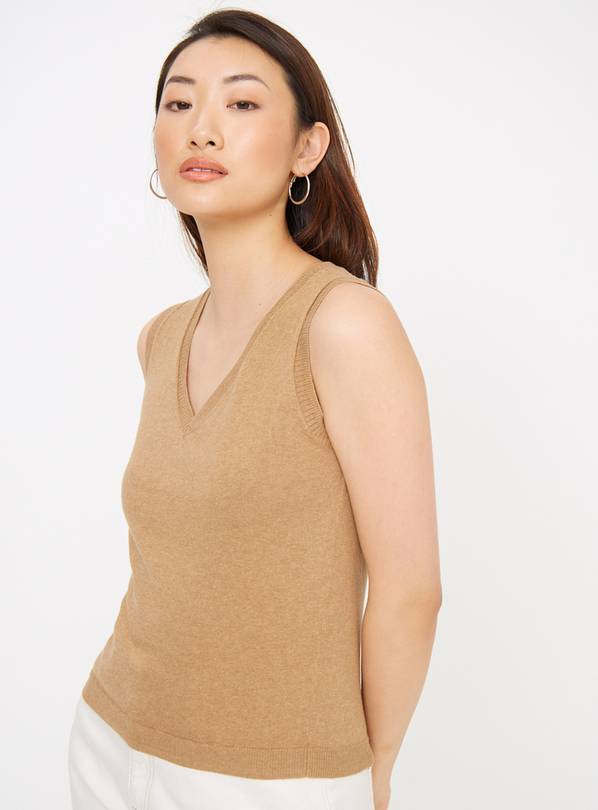 Tan Core V Neck Vest Top 10