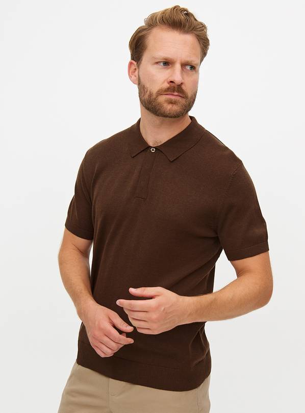 Brown Smart Polo Shirt XXXL