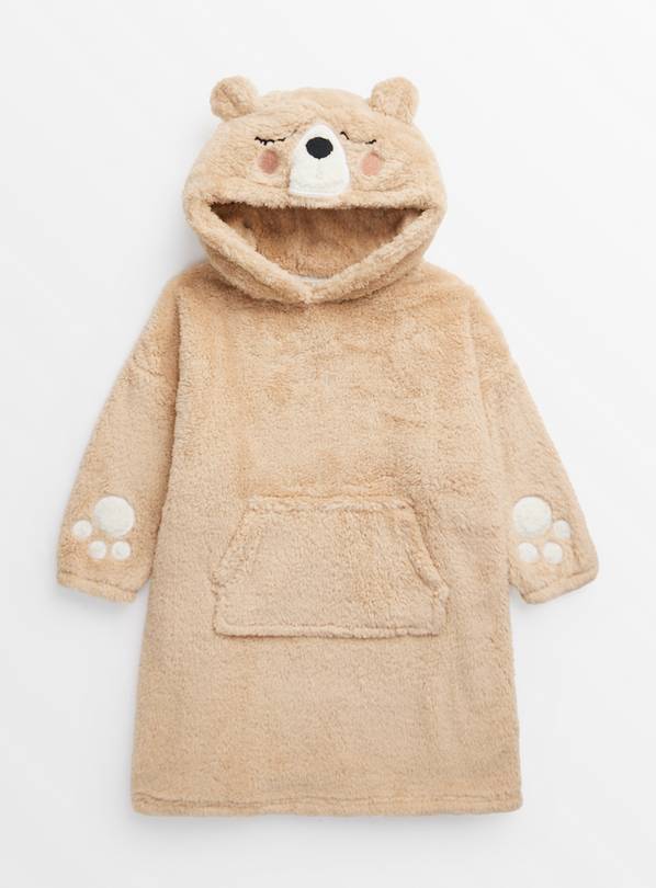 Brown Bear Hooded Blanket 3-4 years