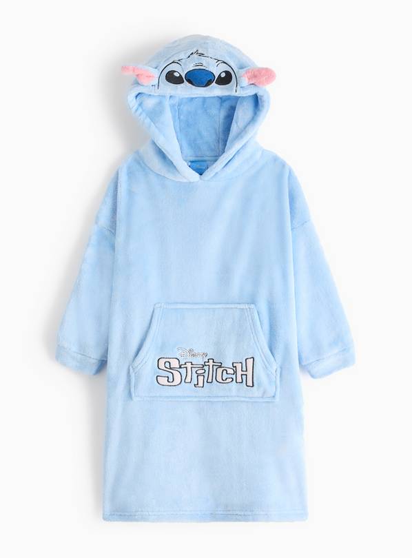 Disney Stitch Blue Hooded Blanket 3-4 years