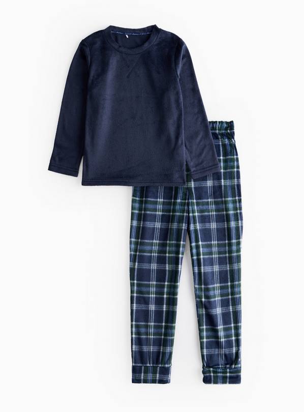 Mini Me Navy Fleece Pyjamas 2-3 years