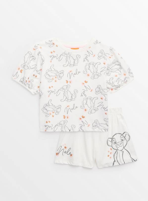 Disney The Lion King Cream Shortie Pyjamas 4-5 years