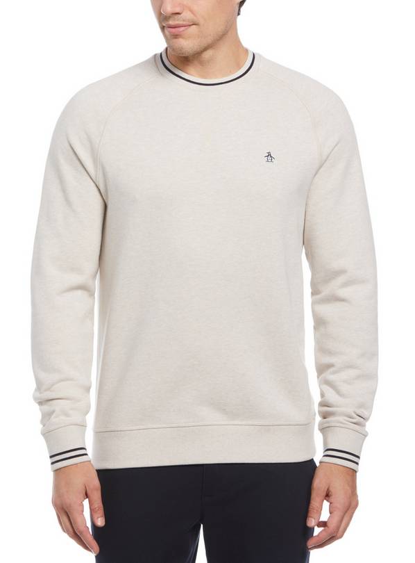 ORIGINAL PENGUIN Jaspe Loopback Sweatshirt L