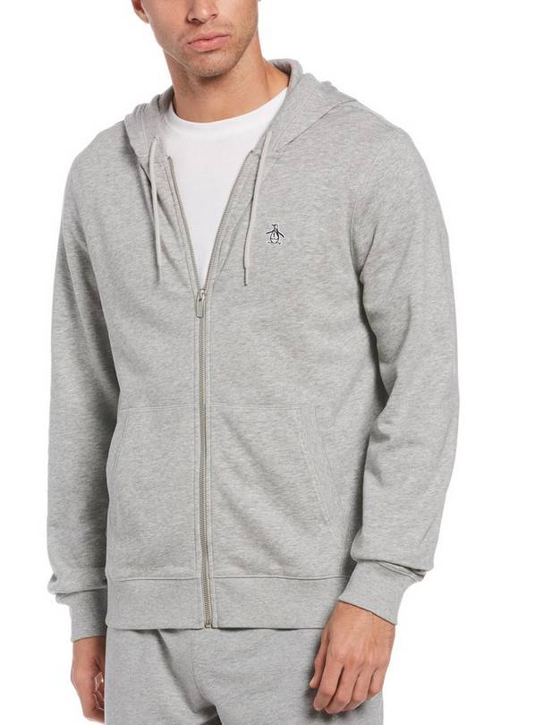 ORIGINAL PENGUIN Ls Sticker Pete Fleece Full Zip XL